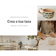 Crea a túa taza de cerámica para o almorzo